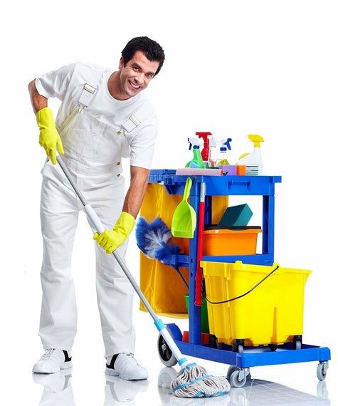 Professional one-time cleaning session in UK home